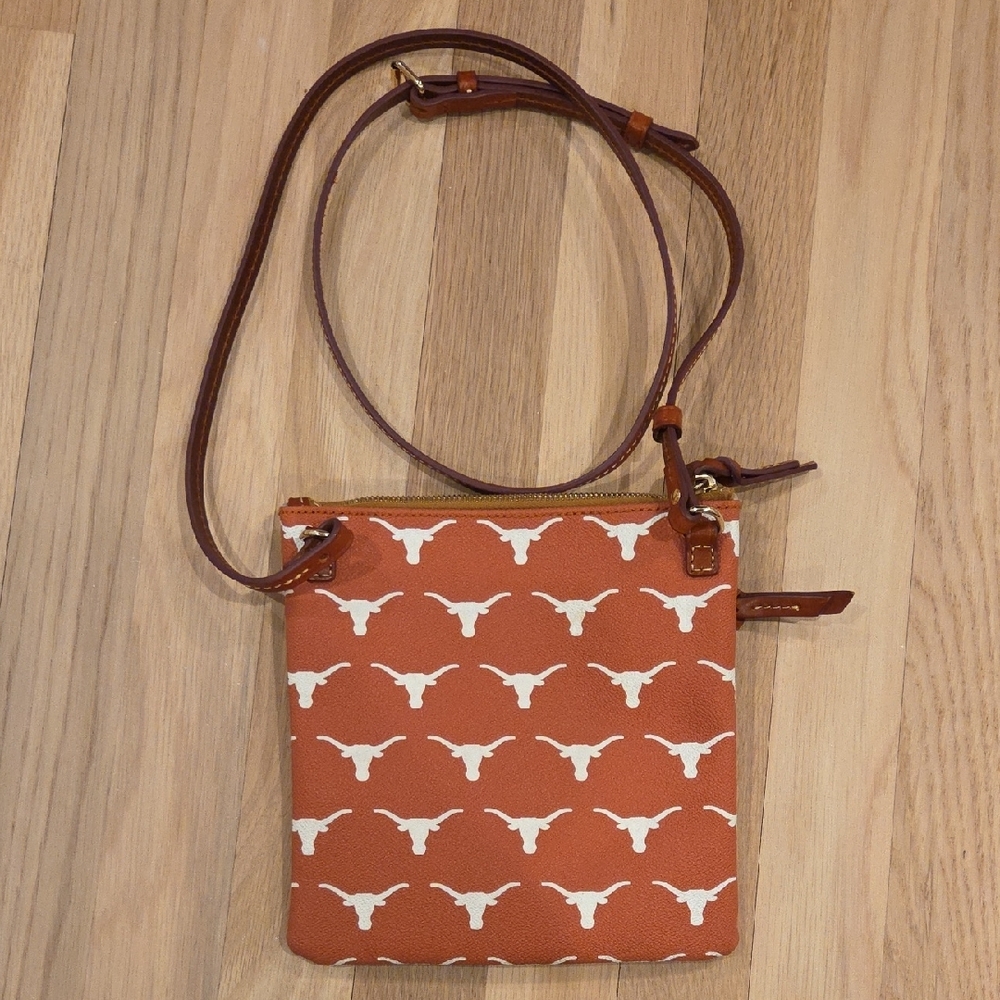 Dooney & Bourke Texas Longhorns Orange and White Crossbody Bag - Picture 3 of 4